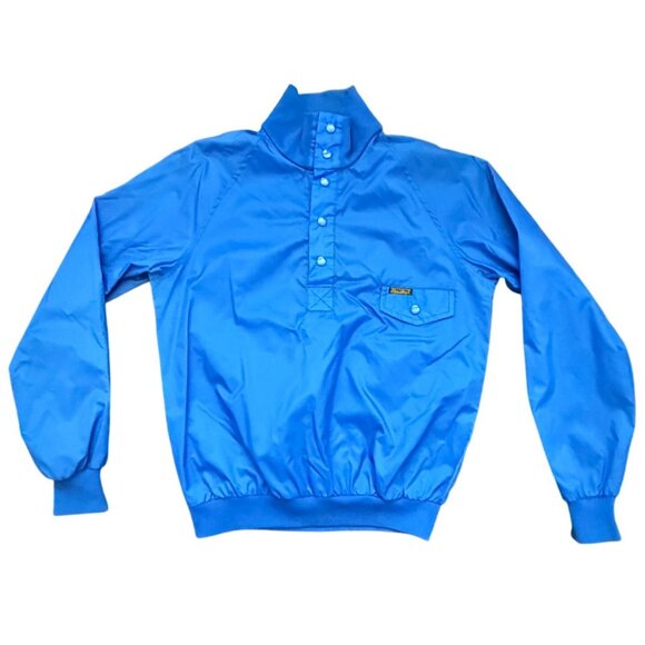 Eddie Bauer Vintage Blue Nylon Windbreaker Jacket Size Small - Picture 4 of 16